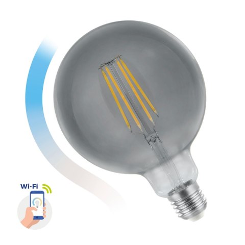 LED GLOB G125 4,9W E-27 COG 230V CCT (4000K-6500K)+DIM MODERNSHINE Wi-Fi/BT Spectrum SMART