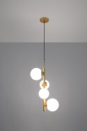 Lampa wisząca CORDEL mosiądz/biała Candellux 34-01559_2