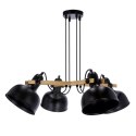 Lampa wisząca RENO regulowana czarna z czarnymi kloszami loft Candellux 34-78155_3