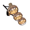 Lampa sufitowa TAJGA czarny/drewno 3xE14 Candellux 93-12227_6