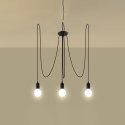 Lampa wisząca EDISON 3xE27 czarna_2