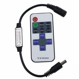 Ściemniacz LED 12VDC 72W 6A RF radiowy mini czarny 11-key 