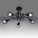 Lampa sufitowa BELUCI 5xE14 czarna_2