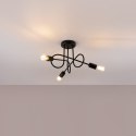 Lampa sufitowa LOOP 3xE27 czarna_2