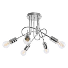 Lampa sufitowa LOOP 5xE27 chrom