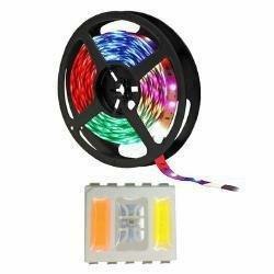 Taśma LED 24VDC 30 LED 5050 5-chip 9W RGBW IP20 RGB+6500K+2400K