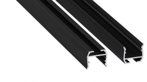 Profil LED LUMINES typ axel czarny lakierowany 2,02 m Profil LED LUMINES typ axel czarny lakierowany 2,02 m